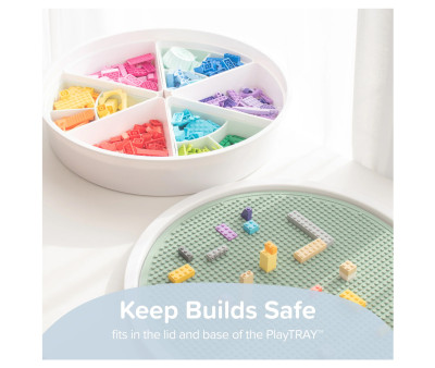 Mantel Reversible para Bloques de Construcción Green