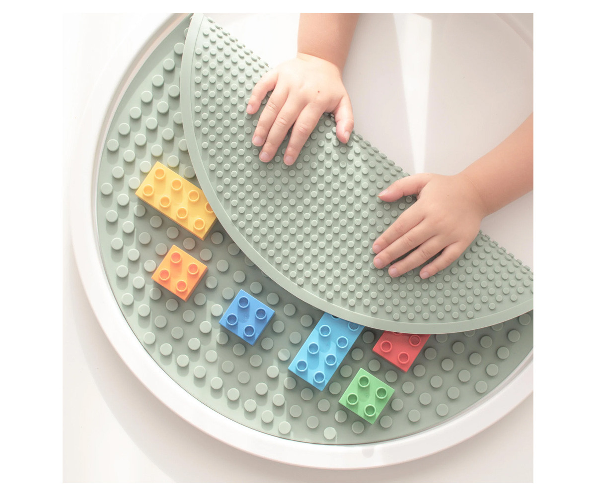 Mantel Reversible para Bloques de Construcción Green