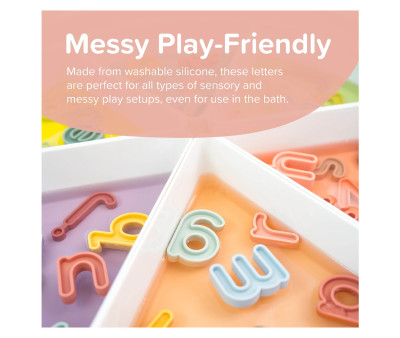 26 Letras Mayúsculas de Silicona
