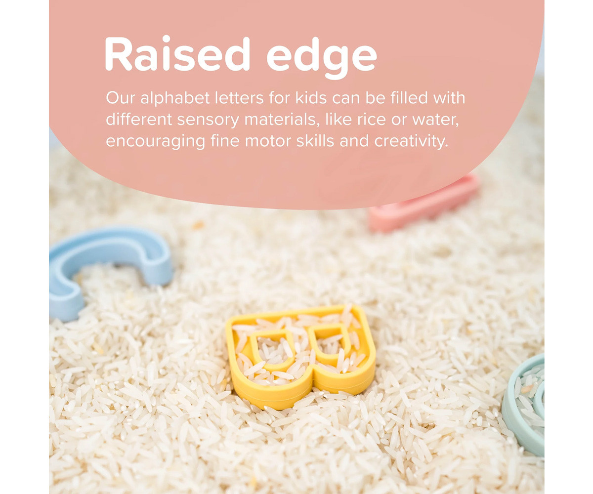 26 Letras Mayúsculas de Silicona