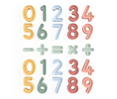 20 Números y 10 Símbolos de Silicona