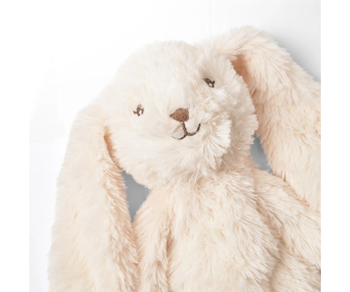 Conejito de Peluche Houston con Peso Crema Personalizable