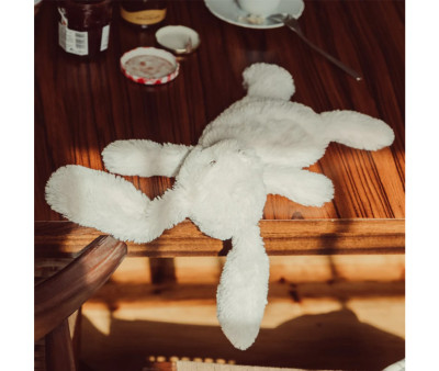 Conejito de Peluche Houston con Peso Crema Personalizable