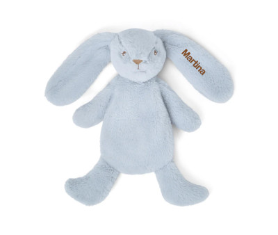 Conejito de Peluche Houston con Peso Azul Personalizable