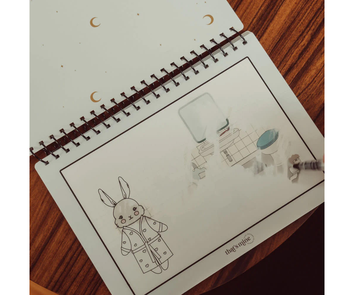 Libro Magico da Colorare ad Acqua Attività Quotidiane