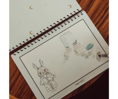 Libro Magico da Colorare ad Acqua Attività Quotidiane