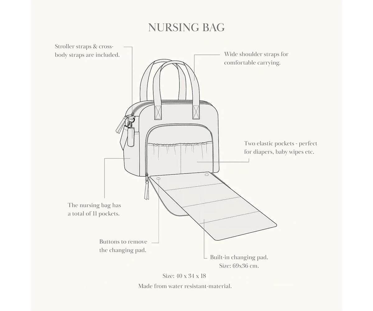 Bolso Carro Bebé Lots of Love Sky