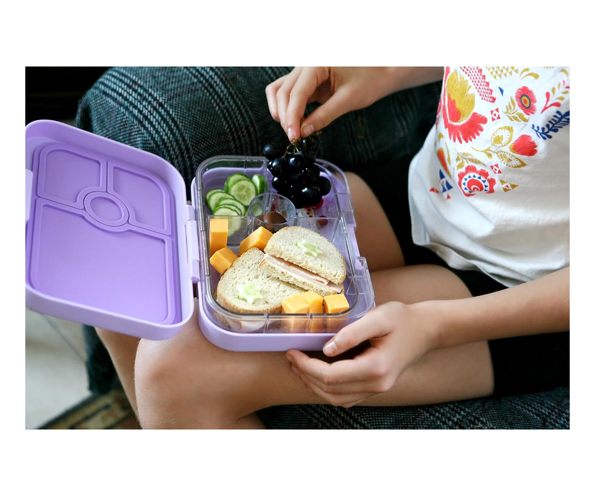 Lunch Box Yumbox Panino Lavanda Unicorno 4 Spazi