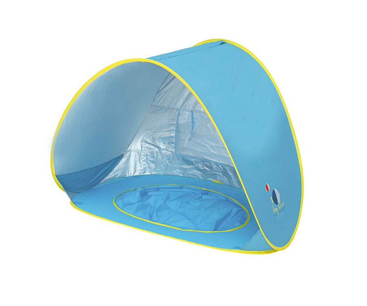 Tienda Pop-Up con Piscina con Protección Solar