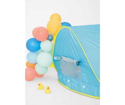 Tienda Pop-Up con Piscina con Protección Solar