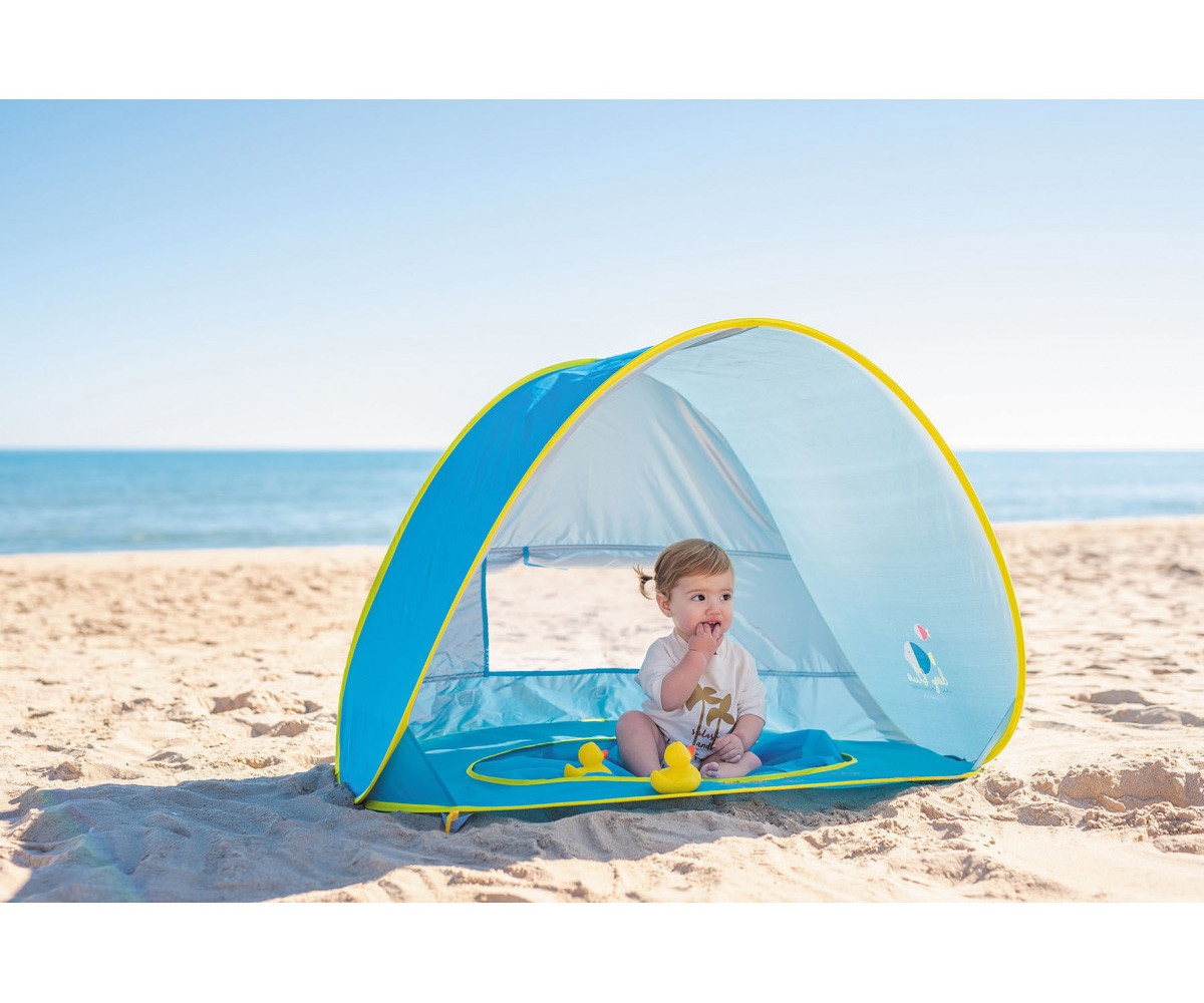 Tienda Pop-Up con Piscina con Protección Solar