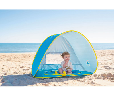 Tienda Pop-Up con Piscina con Protección Solar