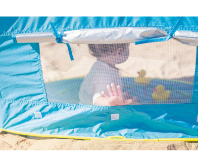 Tienda Pop-Up con Piscina con Protección Solar