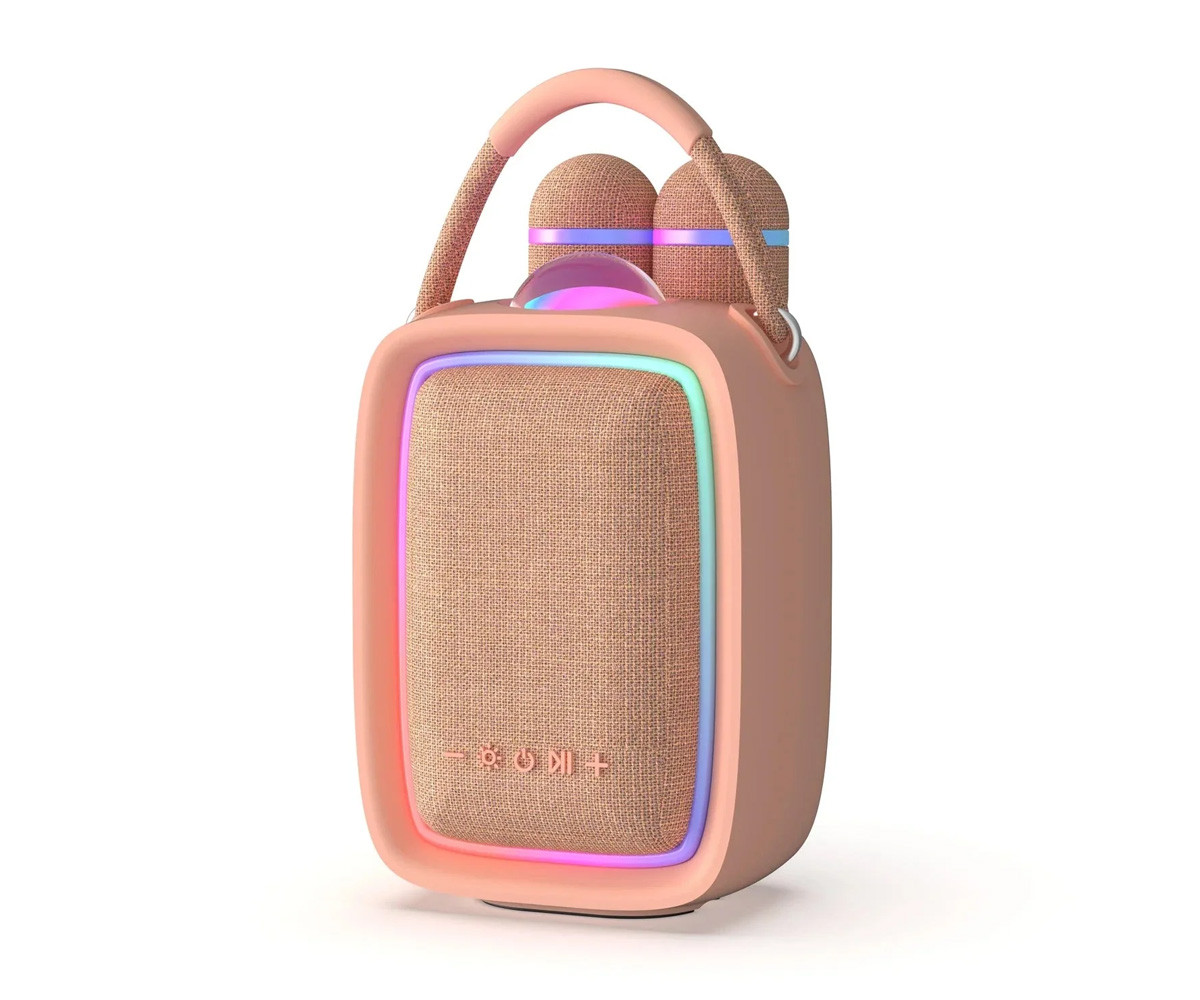 Altavoz Karaoke con Luces LED Singy Party Rose