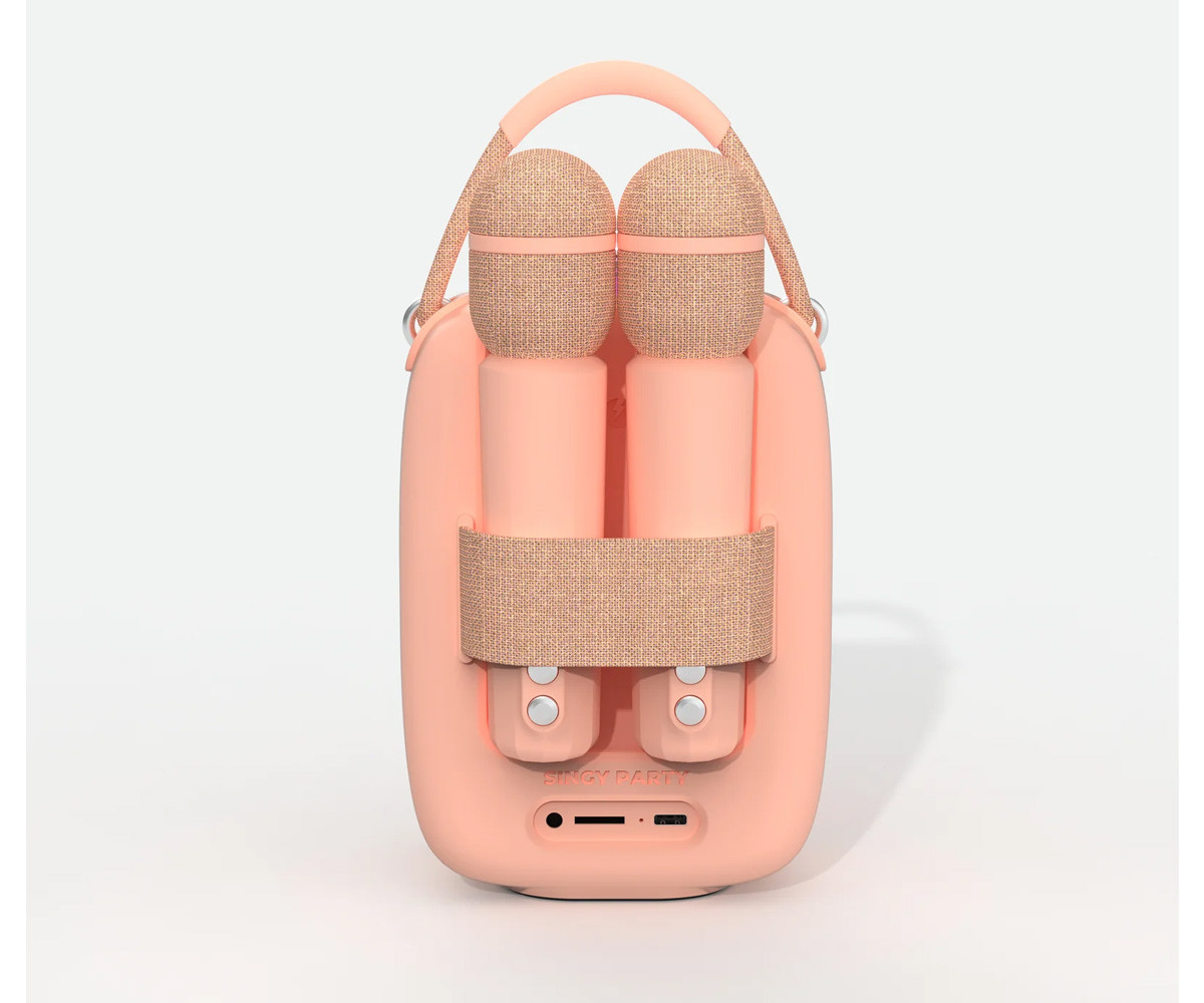 Altavoz Karaoke con Luces LED Singy Party Rose