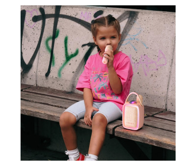 Altavoz Karaoke con Luces LED Singy Party Rose