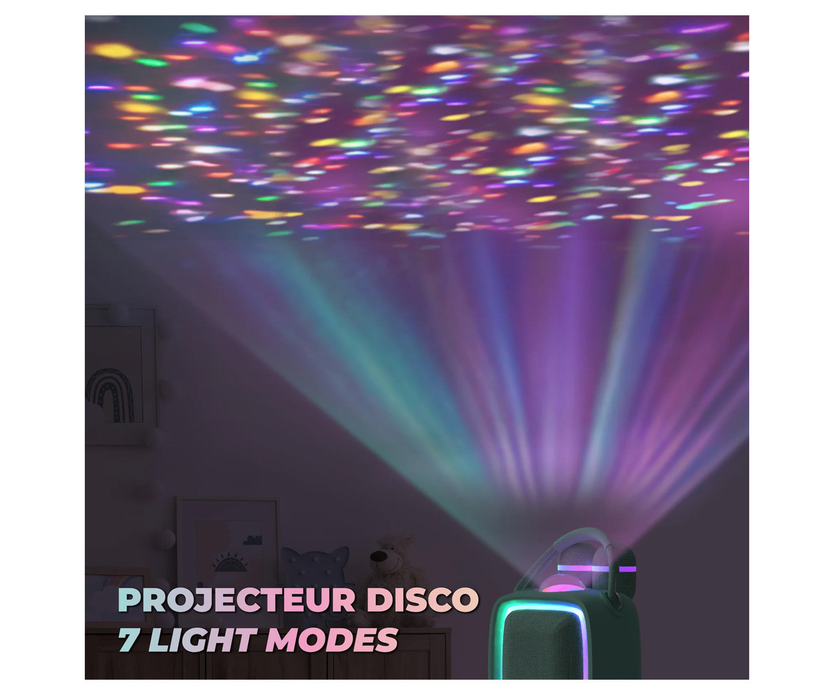 Altavoz Karaoke con Luces LED Singy Party Rose