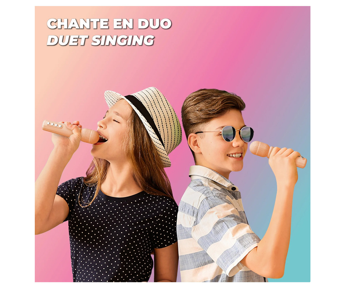 Altavoz Karaoke con Luces LED Singy Party Rose