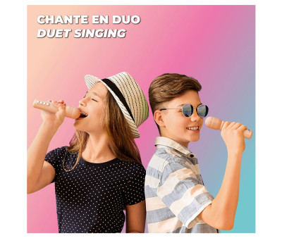 Altavoz Karaoke con Luces LED Singy Party Rose