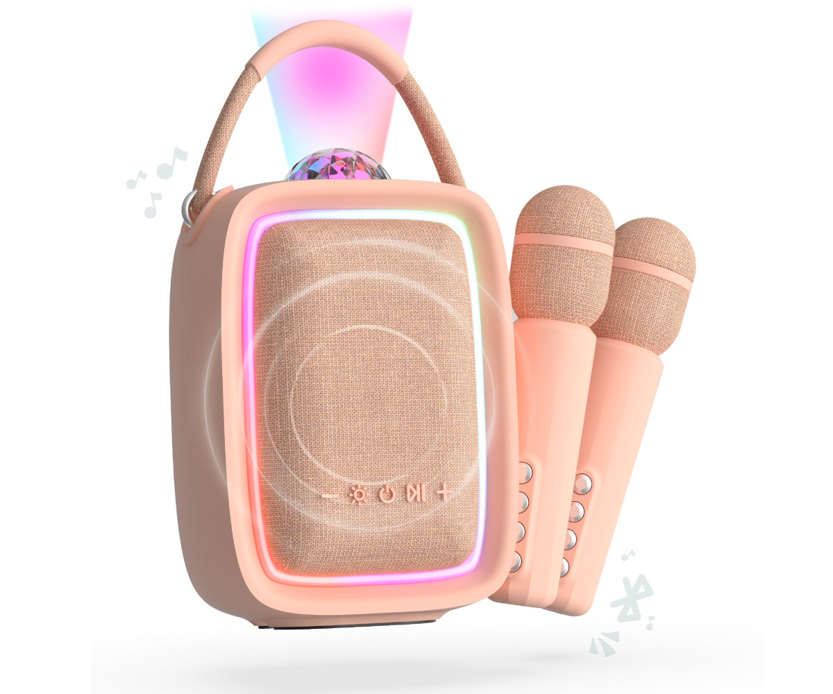 Altavoz Karaoke con Luces LED Singy Party Rose