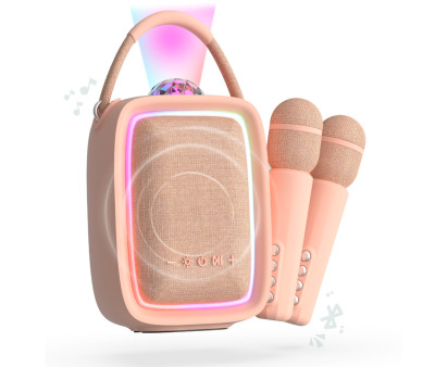 Altavoz Karaoke con Luces LED Singy Party Rose