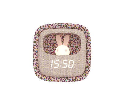 Sveglia & Luce Billy Clock Rainbow Leopard