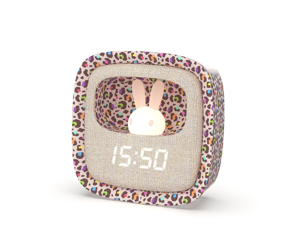 Sveglia & Luce Billy Clock Rainbow Leopard