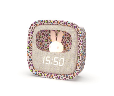 Sveglia & Luce Billy Clock Rainbow Leopard