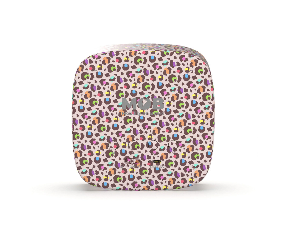 Sveglia & Luce Billy Clock Rainbow Leopard