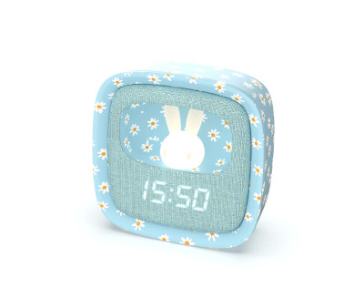 Sveglia & Luce Billy Clock Light Blue Flower