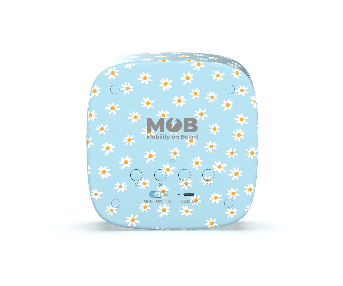 Sveglia & Luce Billy Clock Light Blue Flower