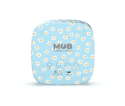 Sveglia & Luce Billy Clock Light Blue Flower