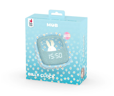 Sveglia & Luce Billy Clock Light Blue Flower