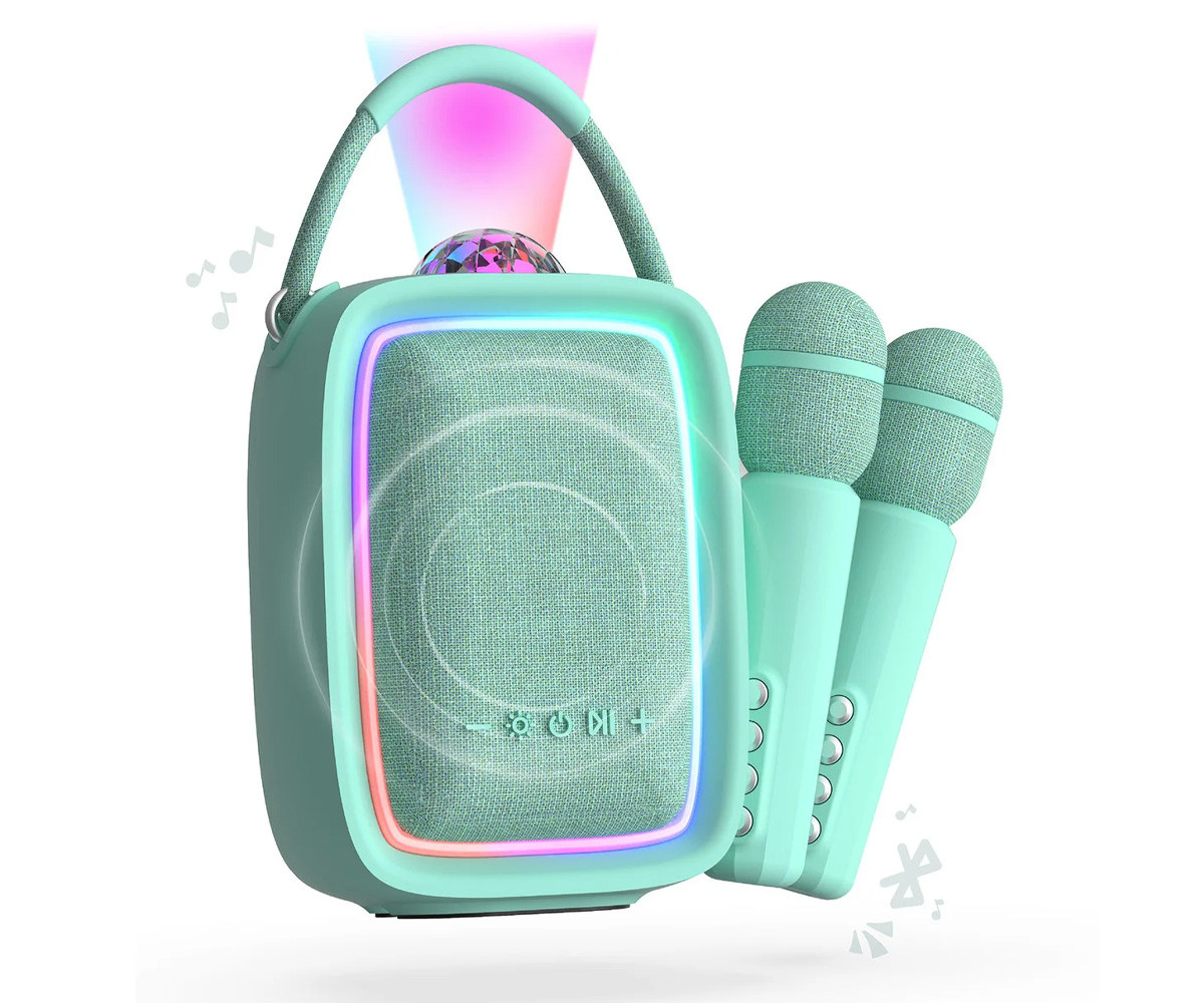 Altavoz Karaoke con Luces LED Singy Party Blue