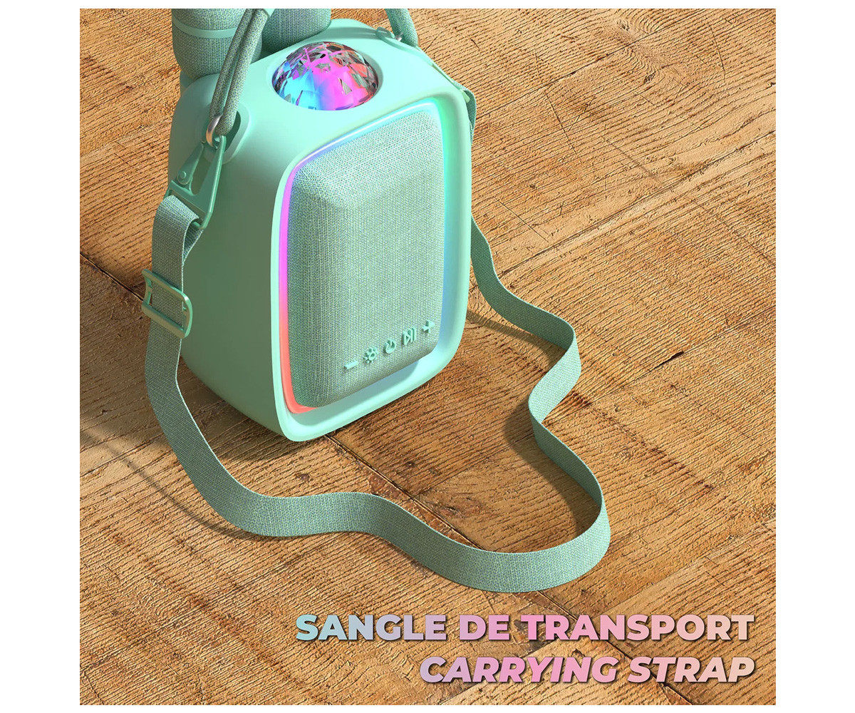 Altavoz Karaoke con Luces LED Singy Party Blue