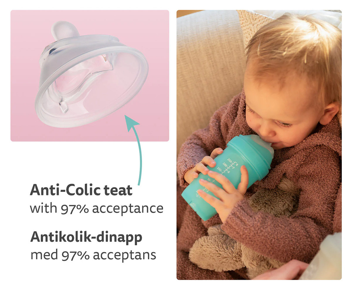 Biberón Anticólico Herobility White 240ml