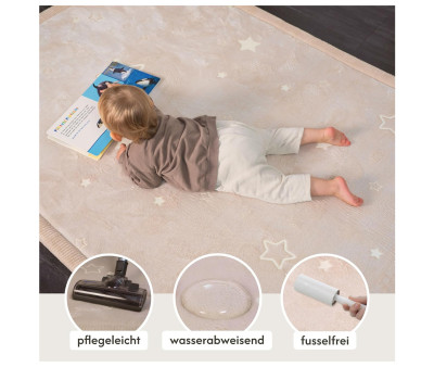 Tappeto per Bambini Glow in the Dark Stars 170x120cm