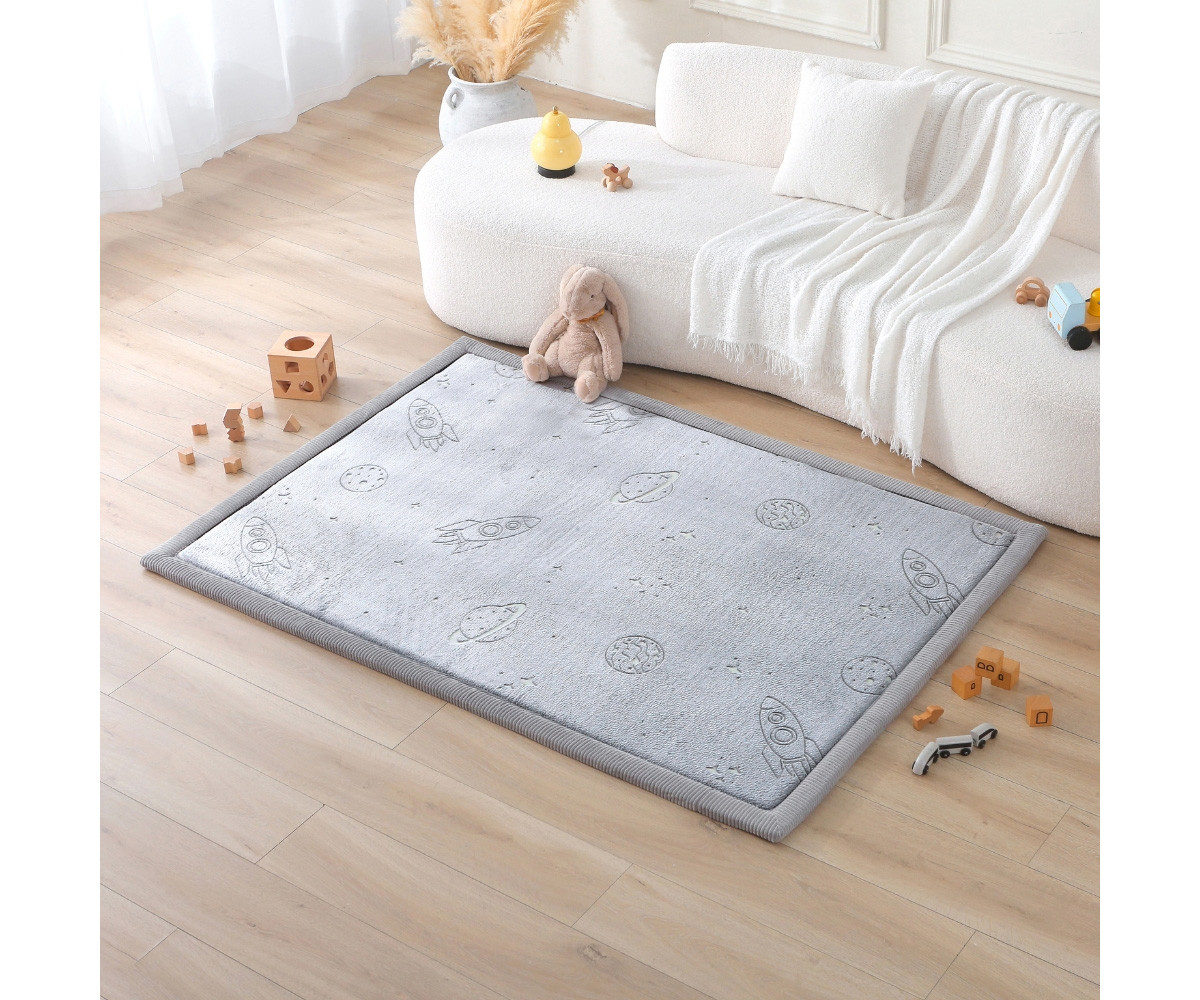 Tappeto per Bambini Glow in the Dark Planet 170x120cm
