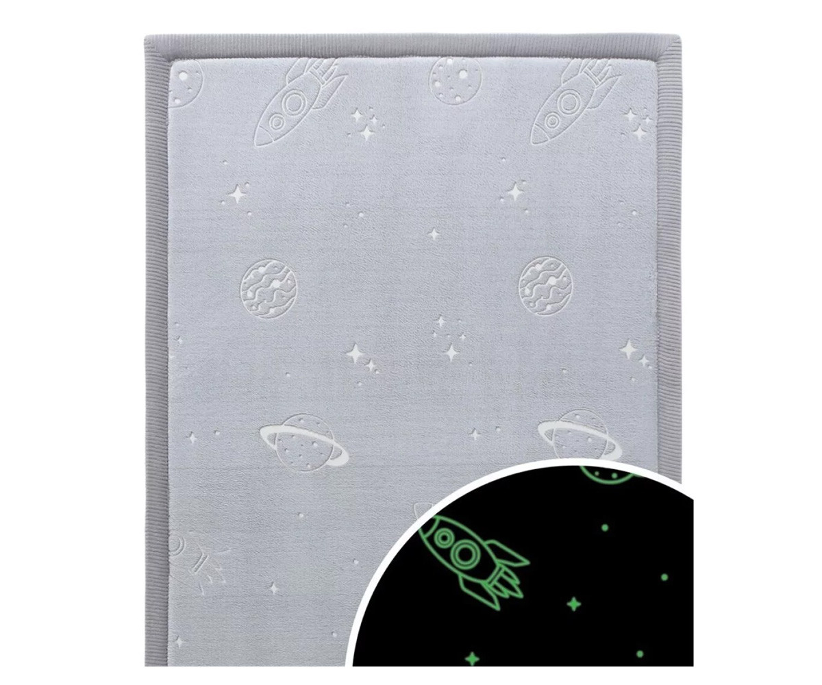Tappeto per Bambini Glow in the Dark Planet 170x120cm