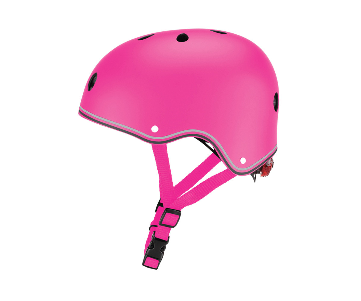 Casco Primo Go Up Lights Rosa Neon