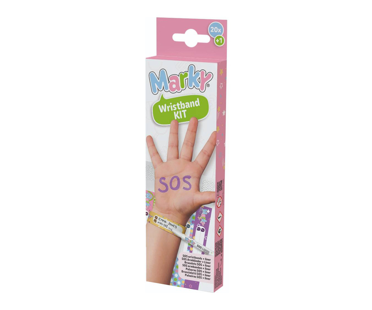 Braccialetti Identificativi Marky SOS per Bambini