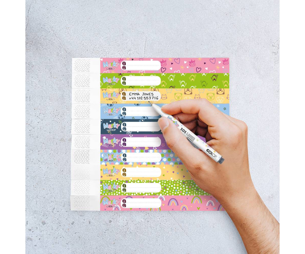 Braccialetti Identificativi Marky SOS per Bambini