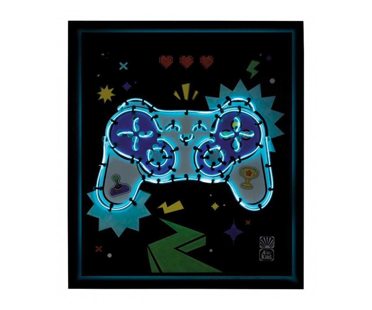 DIY Decorazione Luminosa Neon Gamepad