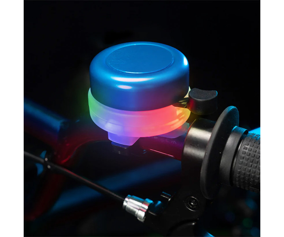 Campanello Bici Luminoso Blu