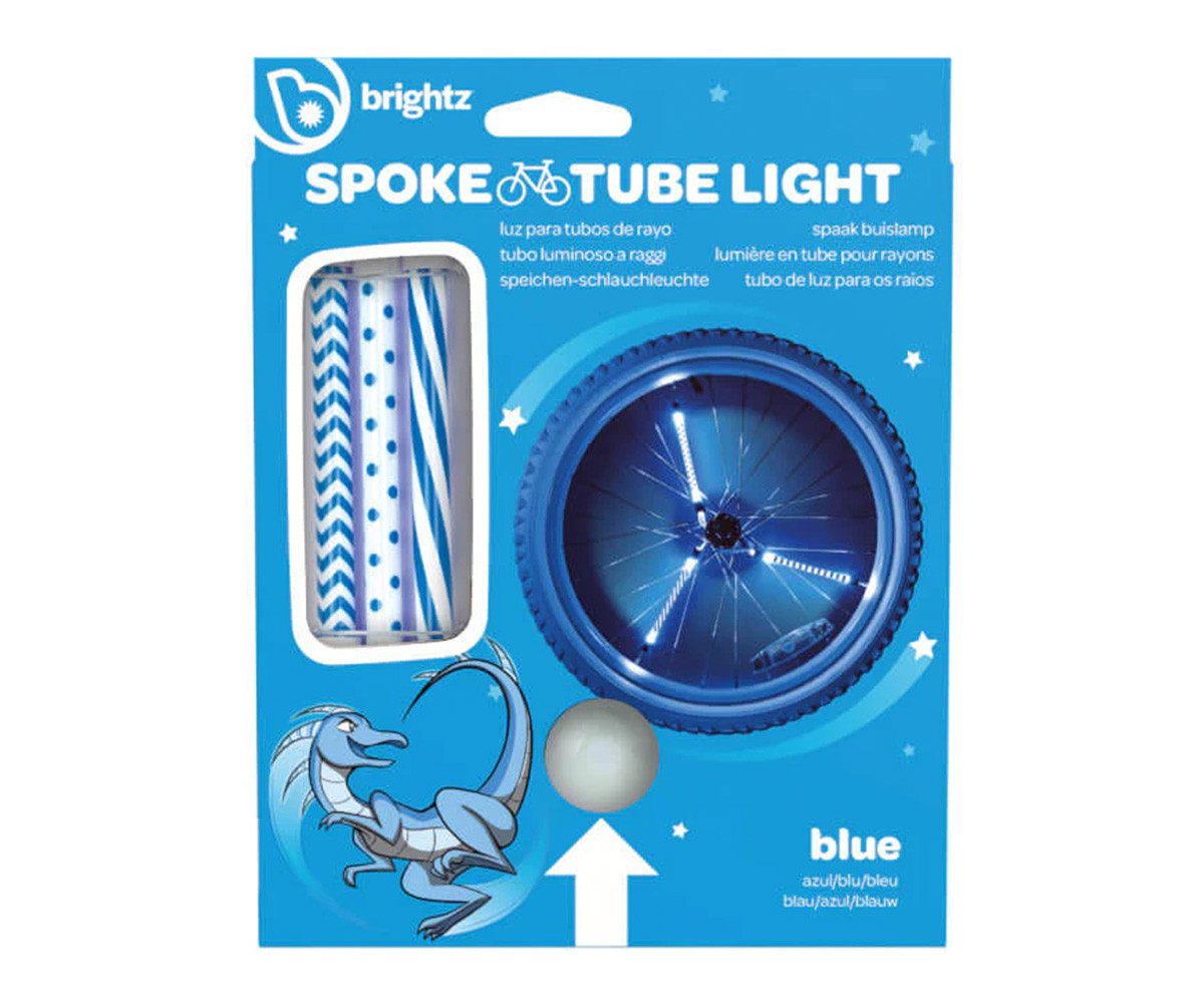 Tubi Luminosi a LED Azzurri per Raggi Bicicletta