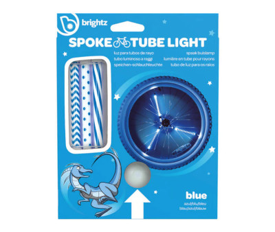 Tubi Luminosi a LED Azzurri per Raggi Bicicletta