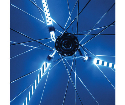 Tubi Luminosi a LED Azzurri per Raggi Bicicletta