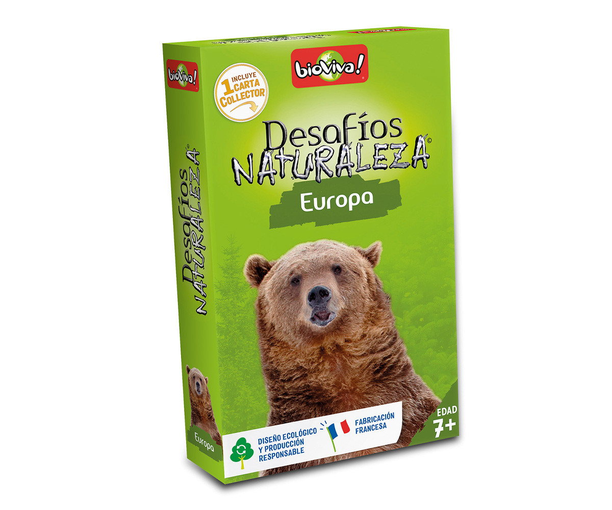 Juego de Cartas Desafíos de la Naturaleza Europa + Collector