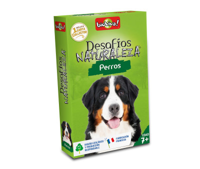 Juego de Cartas Desafíos de la Naturaleza Perros + Collector