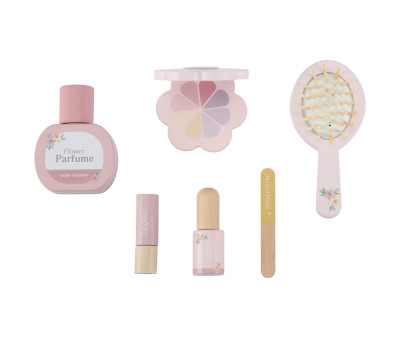 Tocador de Madera con Espejo y Accesorios